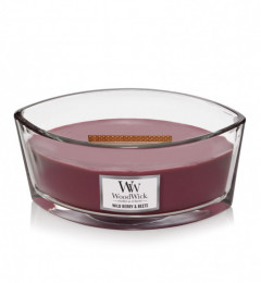 Wood Wick Mirisna sveća u ovalnoj tegli - Wild Berry & Beets (jagode, narandža, cvekla, hrast...)