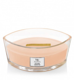Wood Wick Mirisna sveća u ovalnoj tegli -  Yuzu Blooms (citrusi, šurševak, jasmin, sandalovina...)
