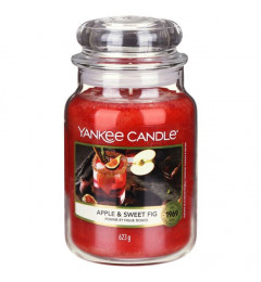Apple Sweet Fig - Yankee Candle mirisna sveća L  (jabuka, smokva, nar, vanila...)