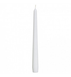 Konusna sveća 24 cm - bela