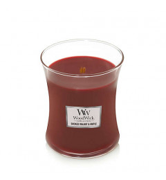 Wood Wick mirisna sveća u tegli M - Smoked Walnut Maple (drvene i dimne note, vanila, pačuli)