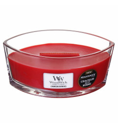 Wood Wick Mirisna sveća u ovalnoj tegli - Crimson Berries