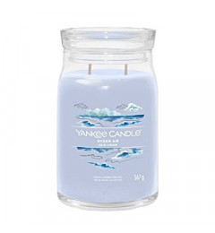 Ocean Air Signature mirisna sveća - velika tegla (ozon, limunk, pamuk, ljiljan...)