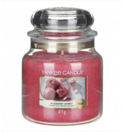 Mirisna sveća u tegli M - Roseberry Sorbet (grožđe, narandža, ruža, vanila)