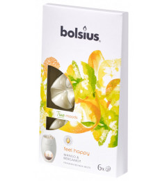 Bolsius mirisni voskovi/6kom - Feel Happy (mango i bergamot)