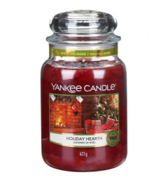 Holiday Hearth - Yankee Candle mirisna sveća L (anis, cimet, karanfilić, mošus i vanila)
