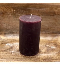 Rustična sveća valjak 8x14 cm Violet - 1 kom