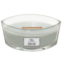 Wood Wick Mirisna sveća u ovalnoj tegli -  Lavender&Cedar (lavanda i kedar)