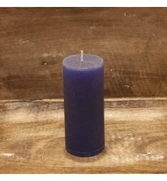 Rustična sveća valjak 5,5x12 cm Tamno plava - 1 kom