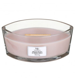 Wood Wick Mirisna sveća u ovalnoj tegli - Vanilla Sea Salt (vanila, so i jasmina)