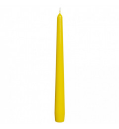 Konusna sveća 24 cm - žuta